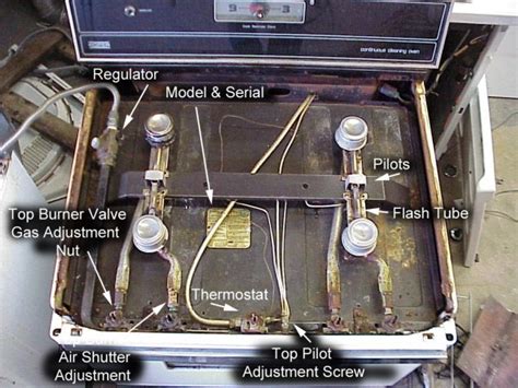 pilot light on ge gas stove